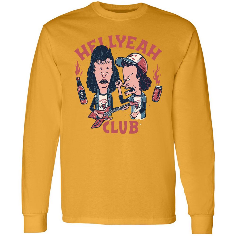 Long Sleeve T-Shirt - XZCGGC64 - Gold - 9