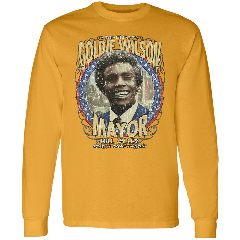 Re-Elect Mayor Goldie Wilson - Gold - 9