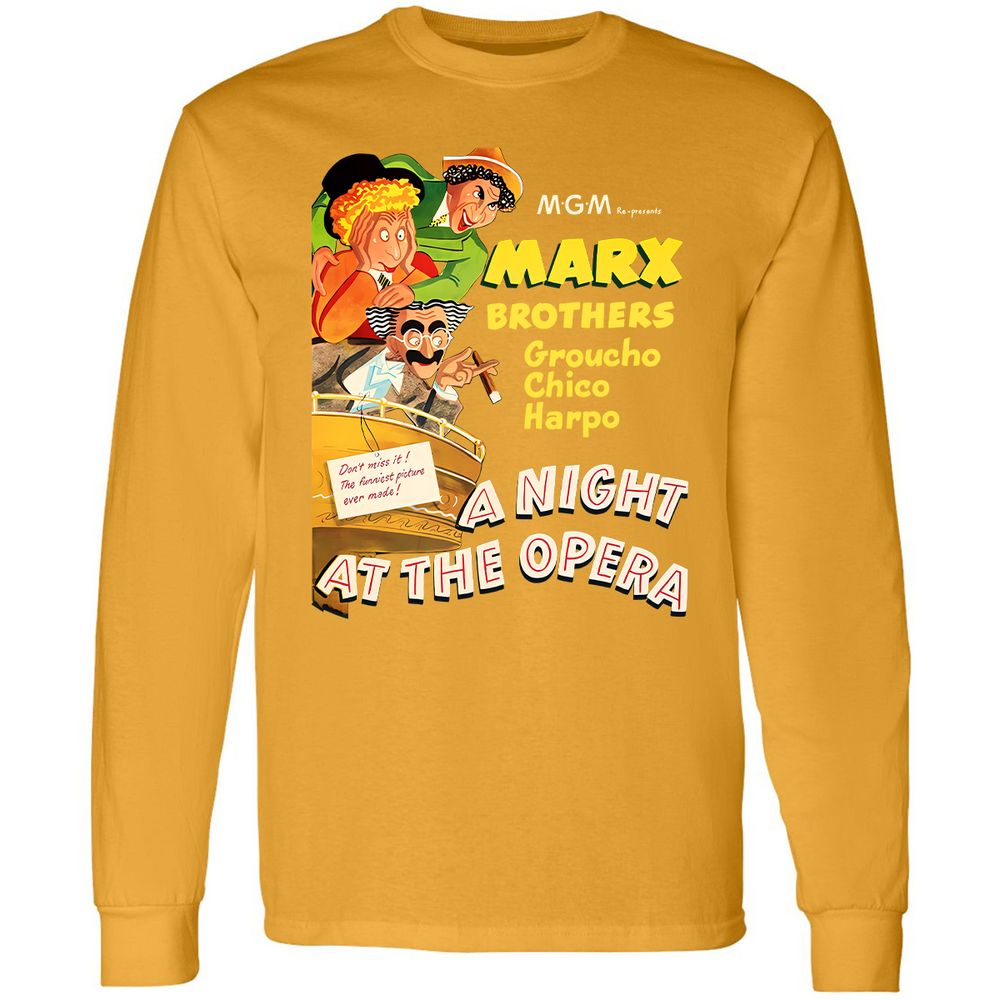 Long Sleeve T-Shirt - JZLYU6NK - Gold - 9