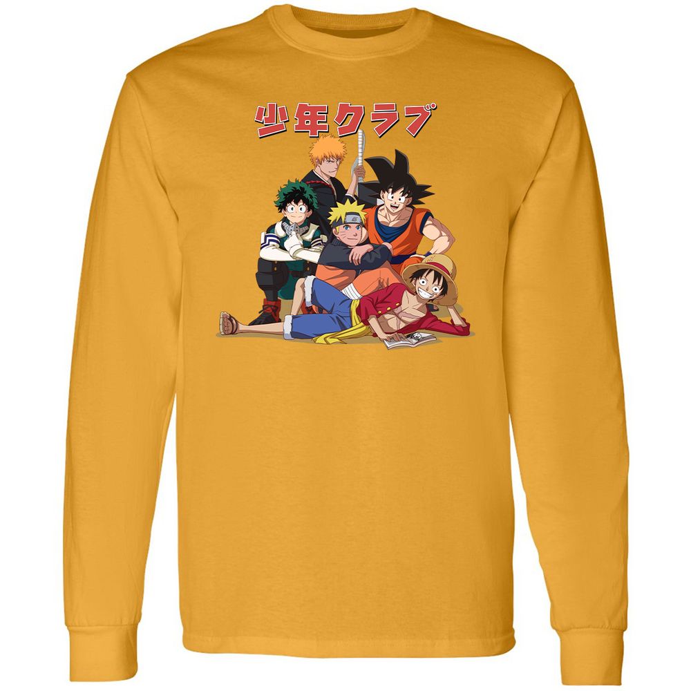 Long Sleeve T-Shirt - 1MHCVJ9D - Gold - 9