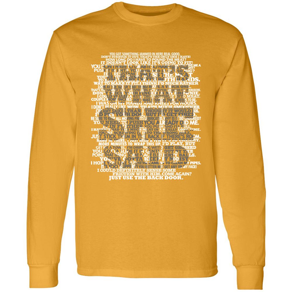 Long Sleeve T-Shirt - C2NXBYLU - Gold - 9