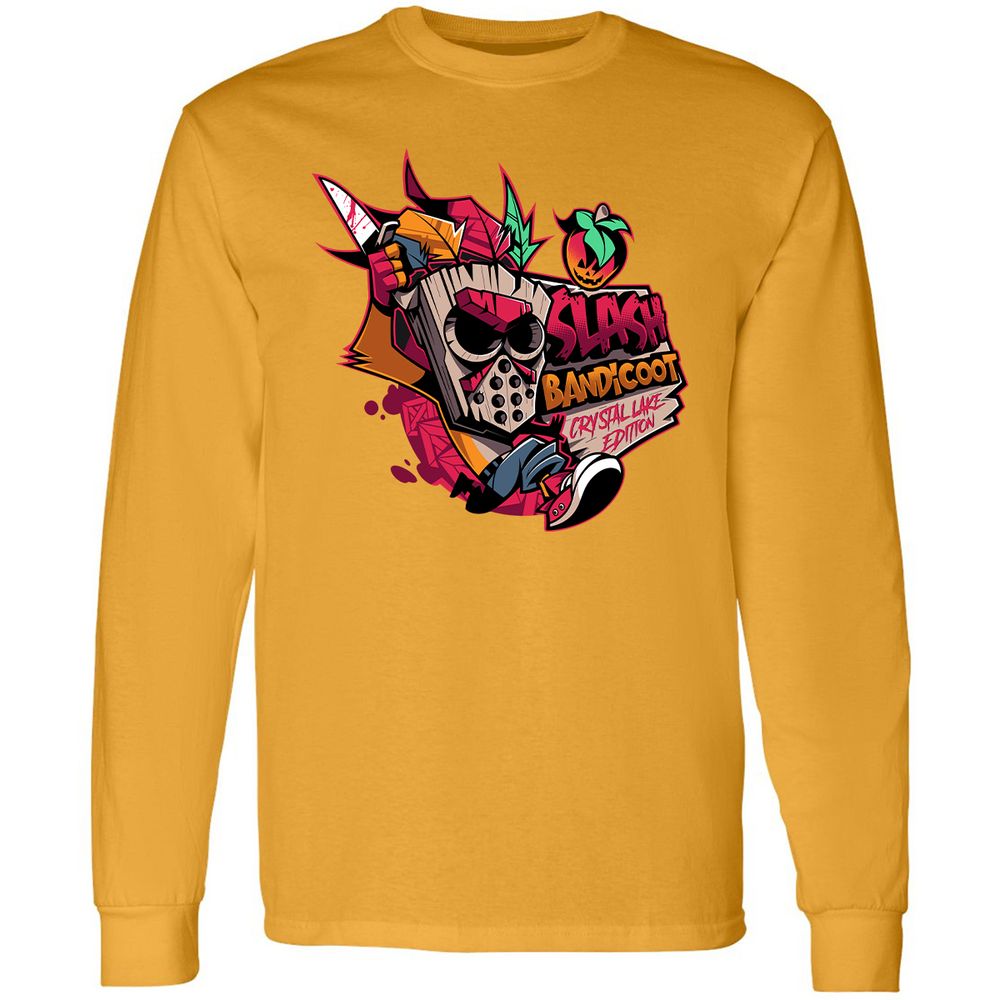 Long Sleeve T-Shirt - FLMZM9L1 - Gold - 9