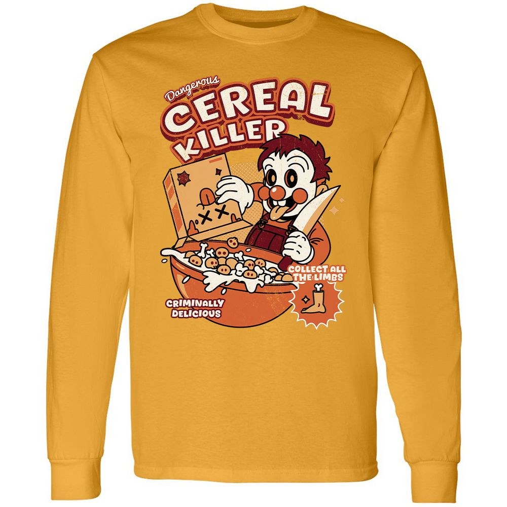 Long Sleeve T-Shirt - XQZASC3Z - Gold - 9