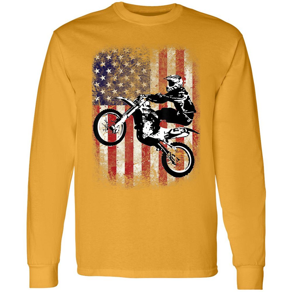 Long Sleeve T-Shirt - CQQT68G8 - Gold - 9