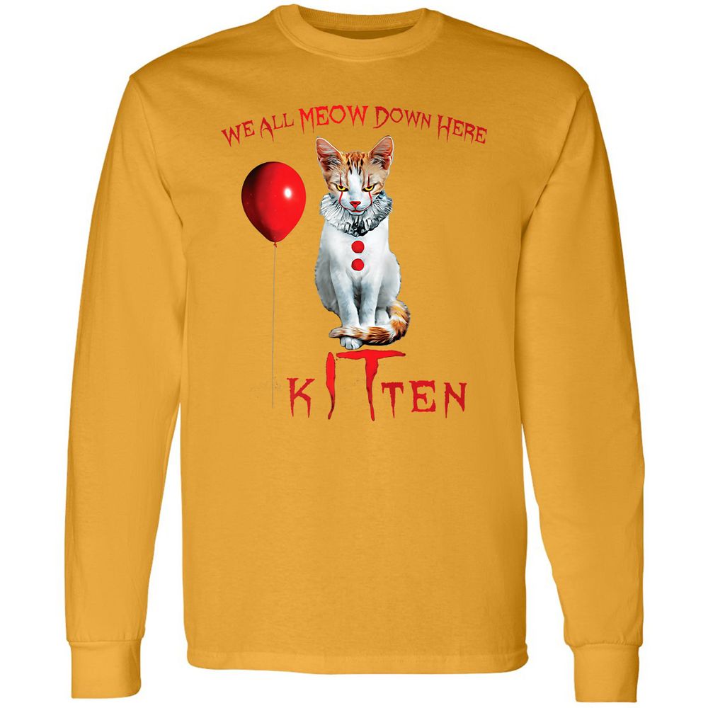 Long Sleeve T-Shirt - KL8PFMJG - Gold - 9