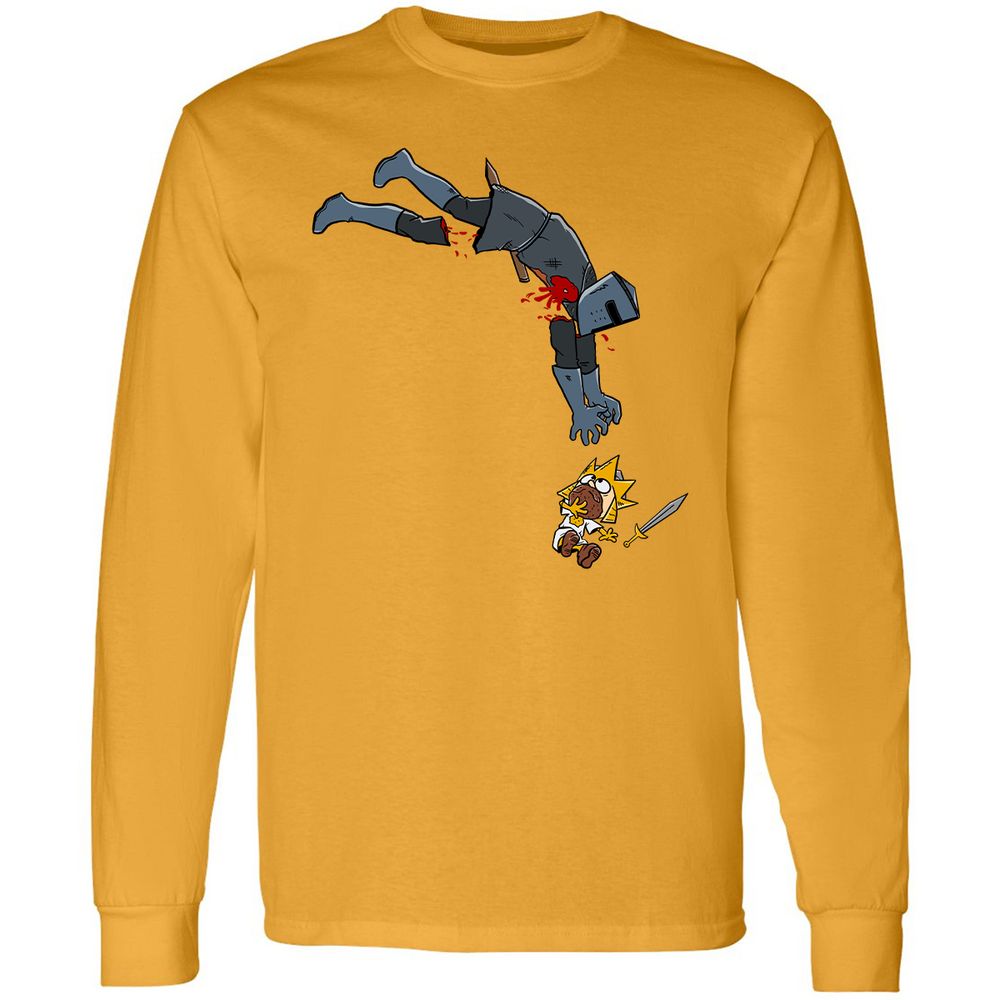 Long Sleeve T-Shirt - 6YJKRX83 - Gold - 9