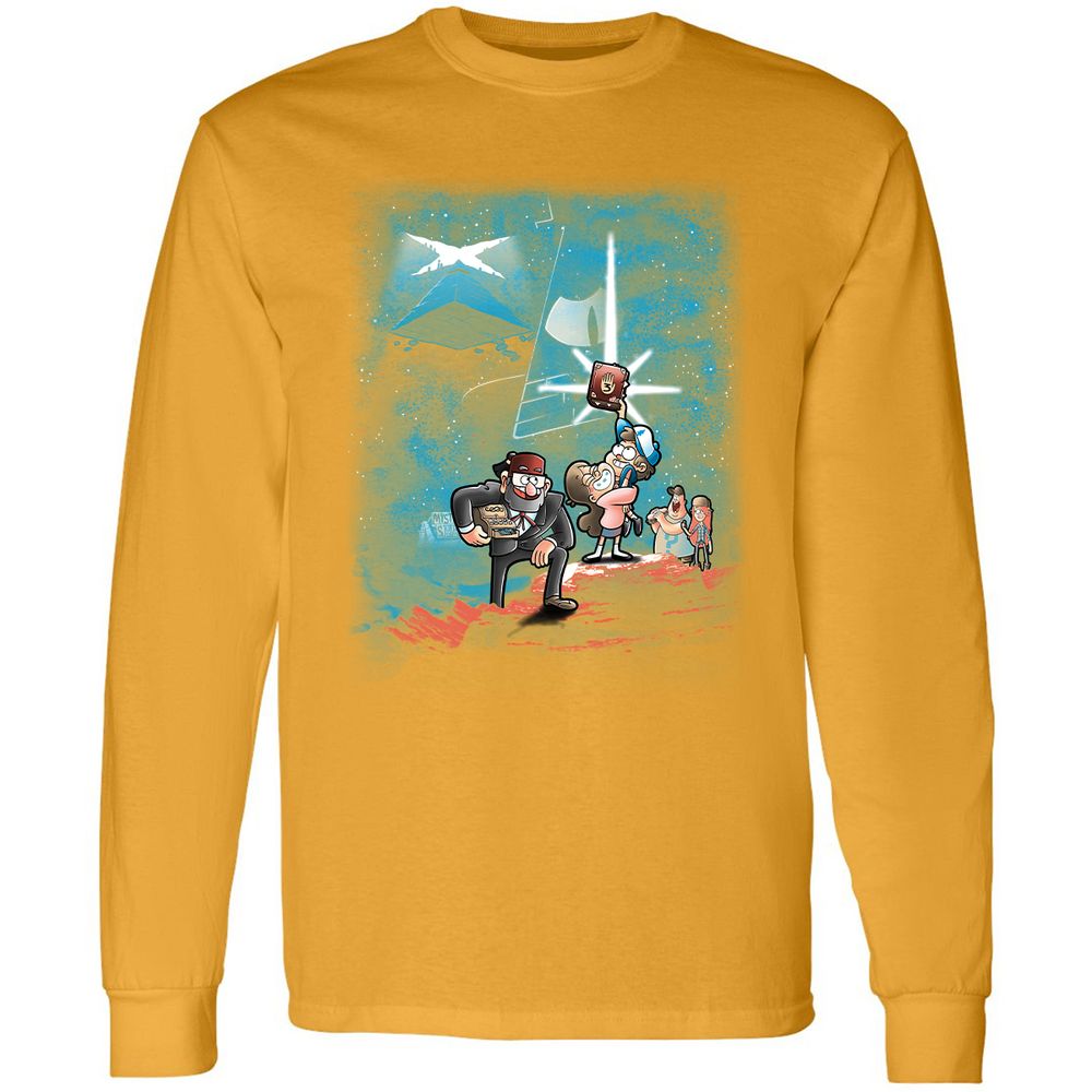 Long Sleeve T-Shirt - ZVS47HGR - Gold - 9