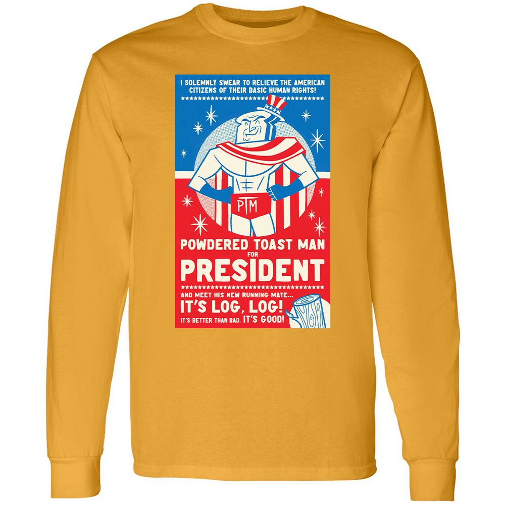 Long Sleeve T-Shirt - C5U9NM27 - Gold - 9