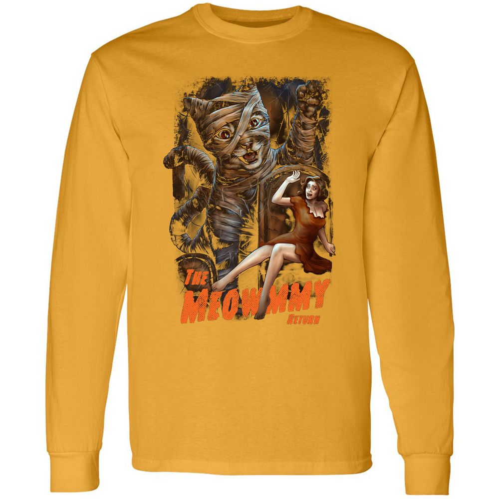 Long Sleeve T-Shirt - 2BWYUXYF - Gold - 9