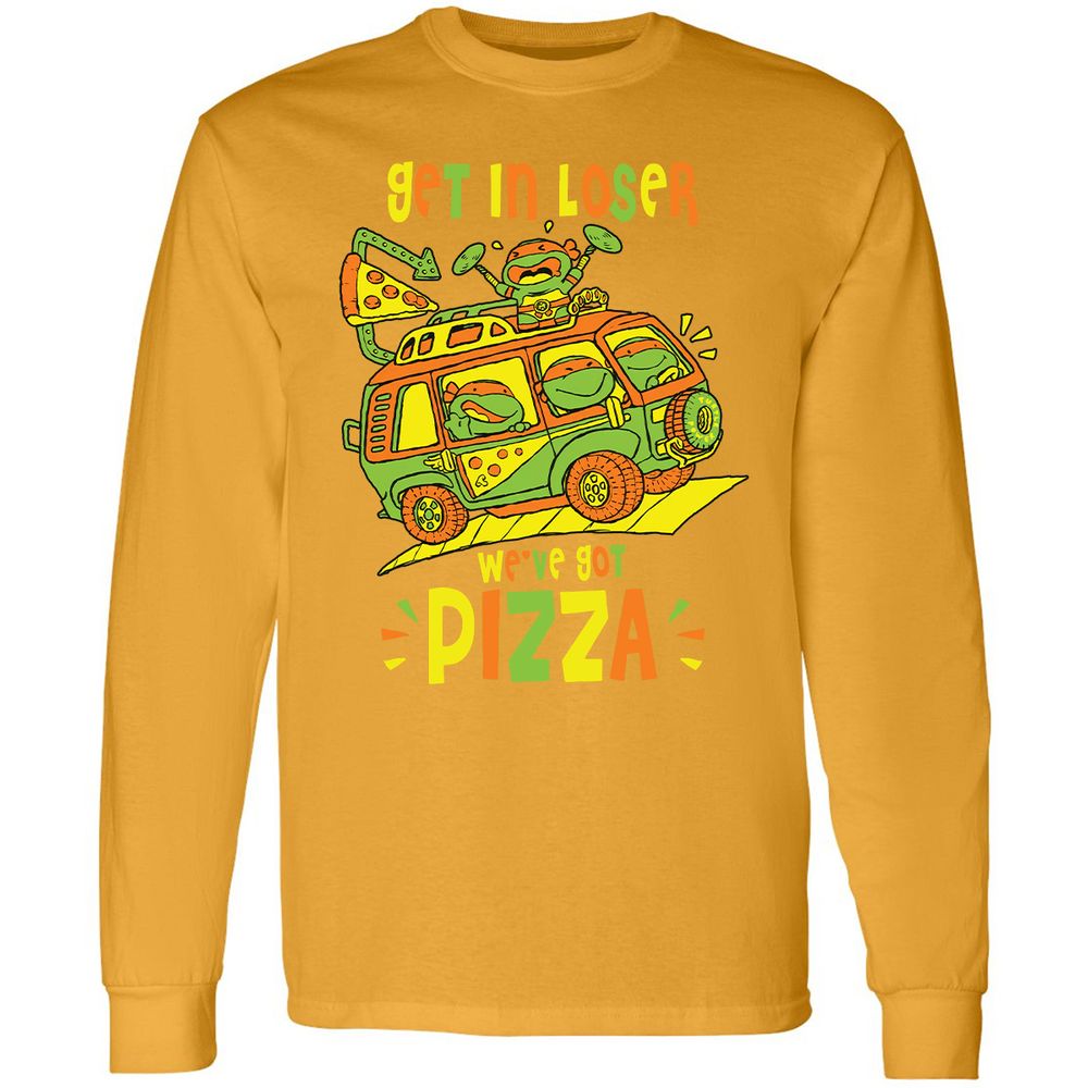 Long Sleeve T-Shirt - LKNCXFZQ - Gold - 9