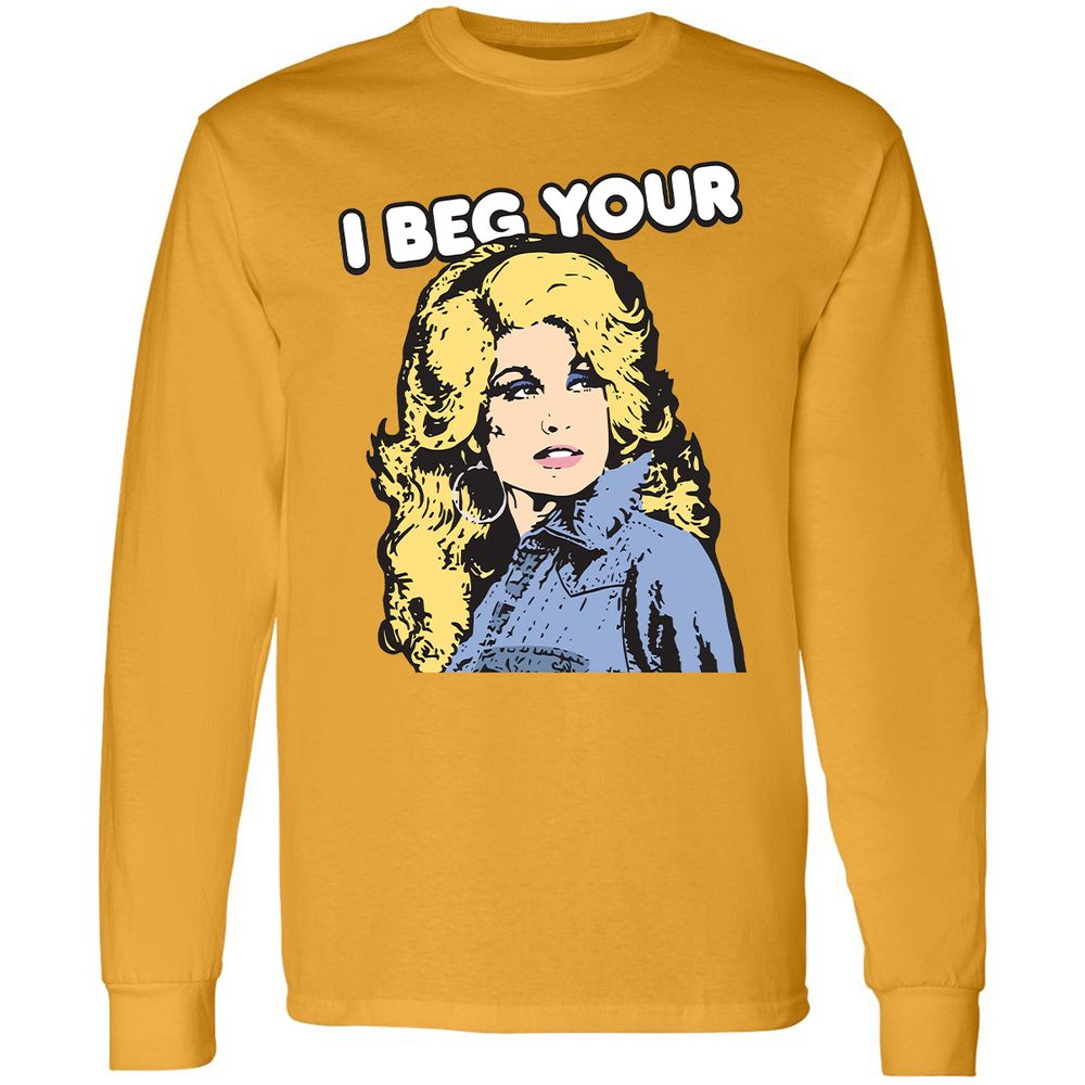 Long Sleeve T-Shirt - YB8TQBEP - Gold - 9