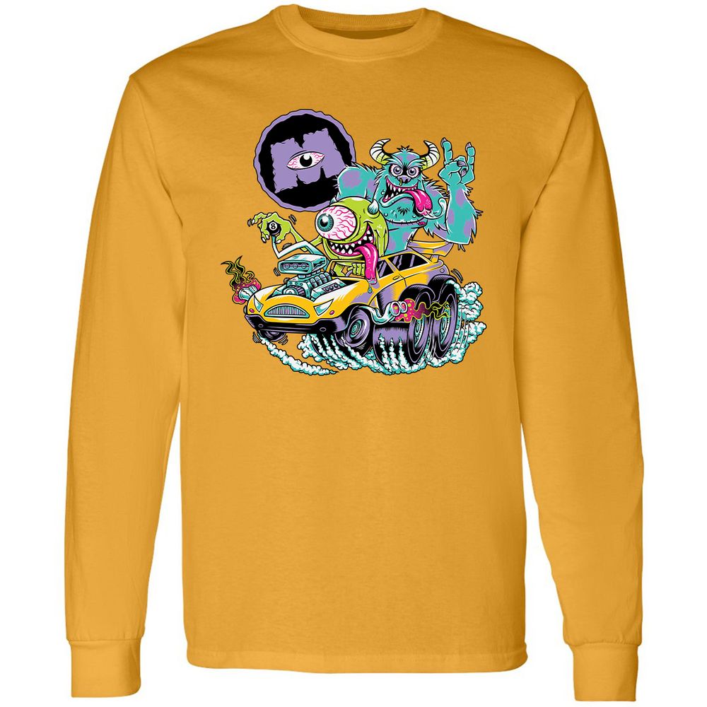 Long Sleeve T-Shirt - 3E1EECKB - Gold - 9
