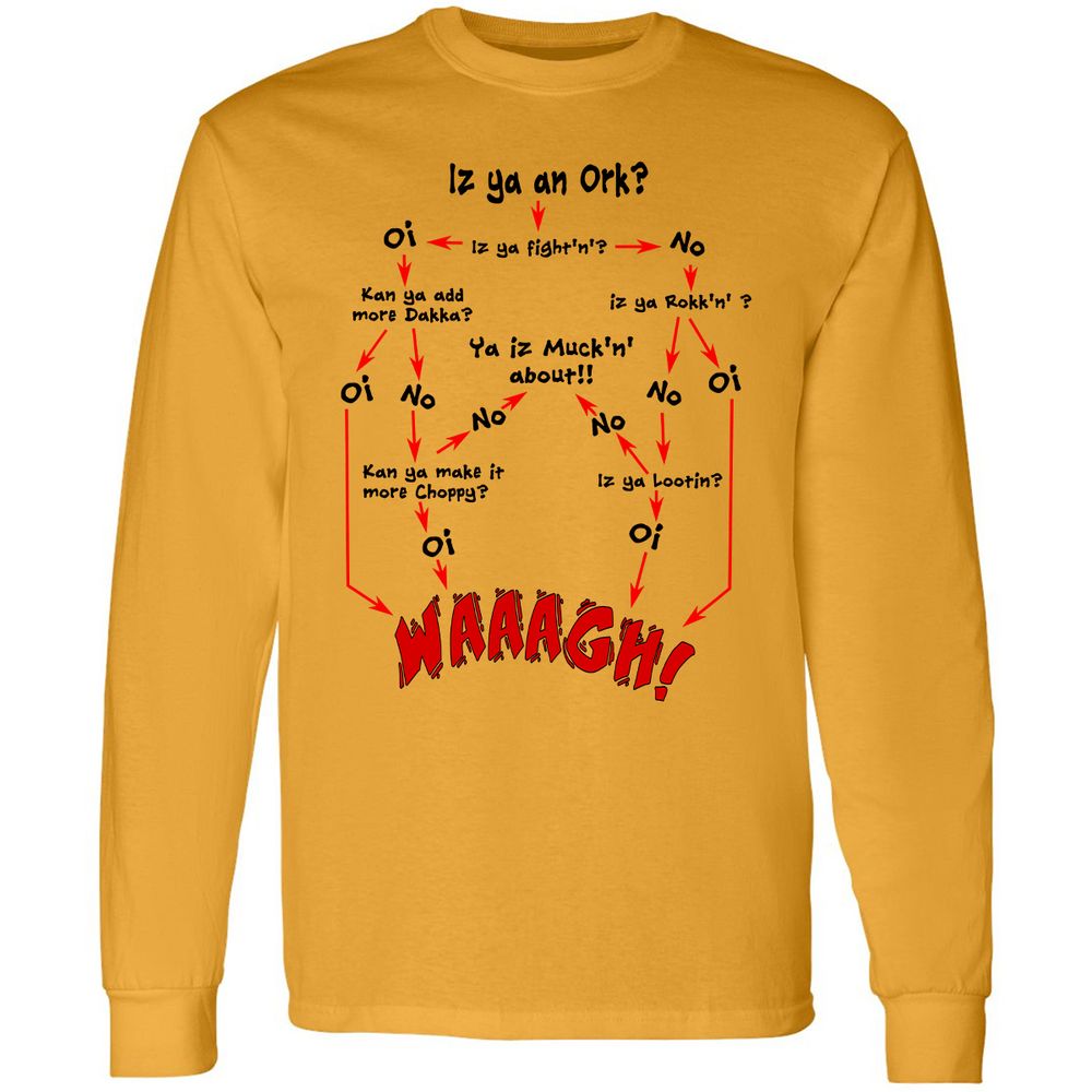 Long Sleeve T-Shirt - 8L7PTCLZ - Gold - 9