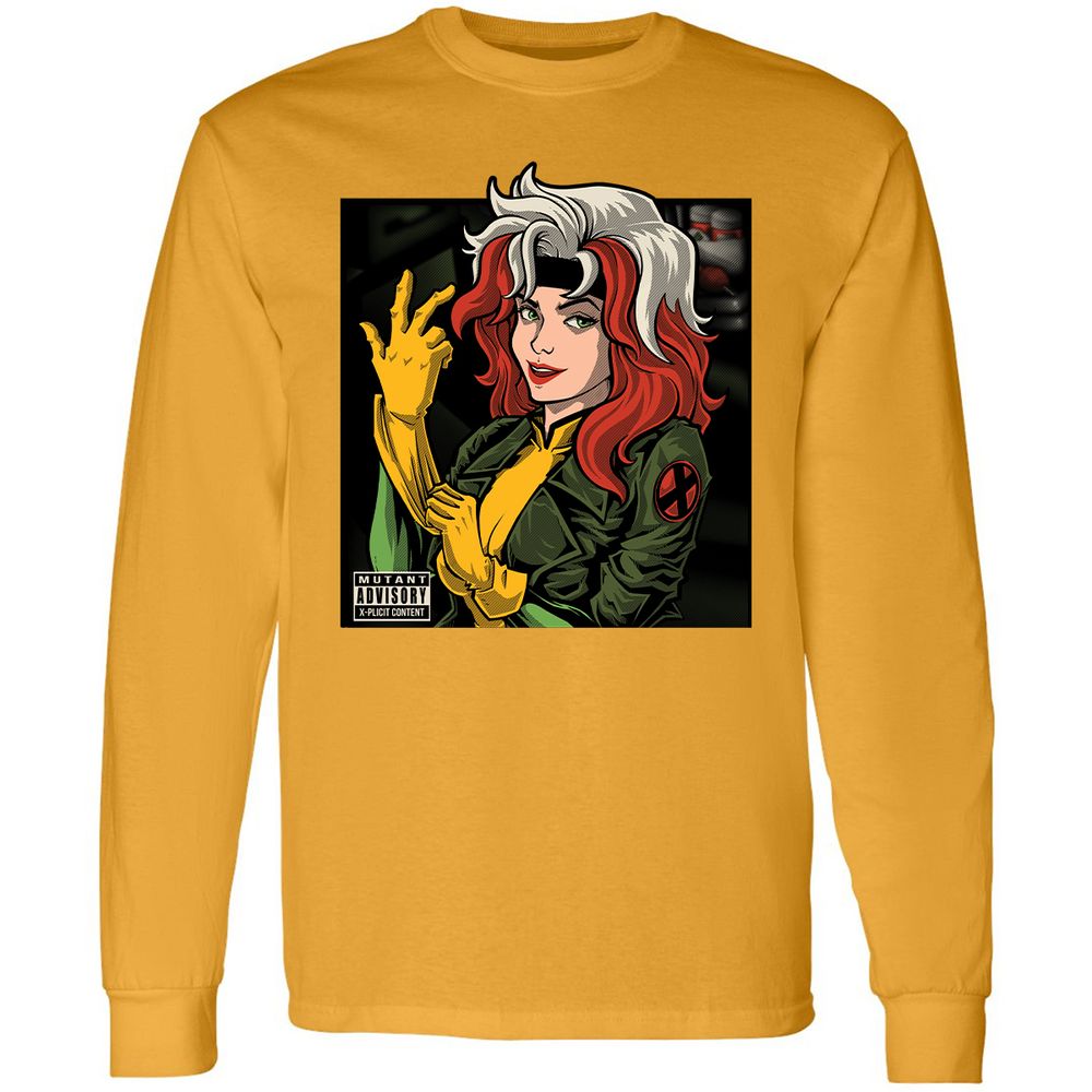 Long Sleeve T-Shirt - V7QJCZW4 - Gold - 9