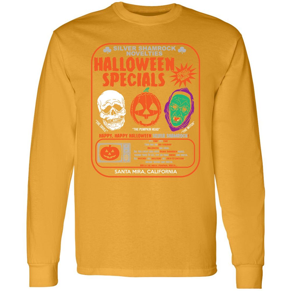 Long Sleeve T-Shirt - UJ2FVK4X - Gold - 9