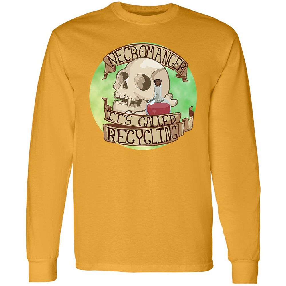 Long Sleeve T-Shirt - 8ZQGLXN7 - Gold - 9