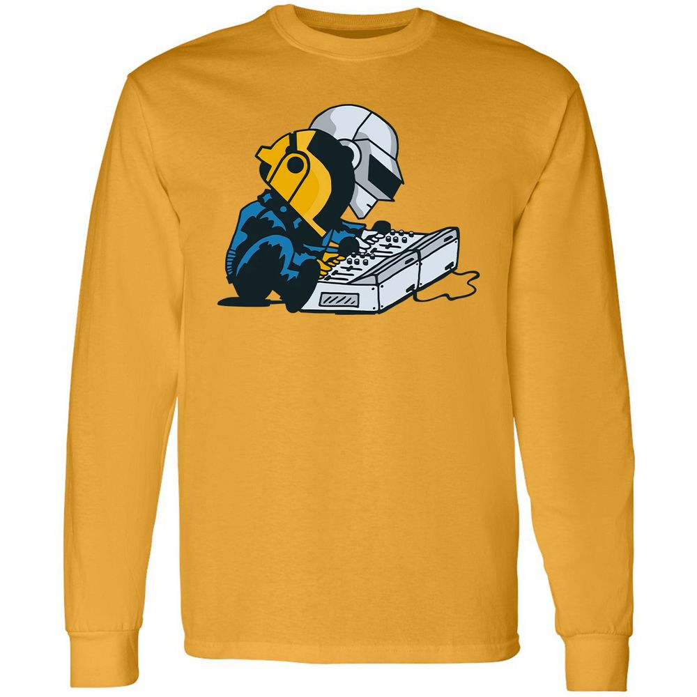 Long Sleeve T-Shirt - 5B8F2DTS - Gold - 9
