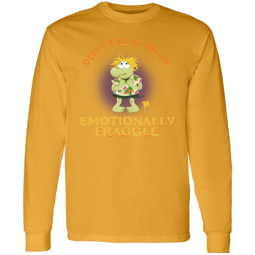 Long Sleeve T-Shirt - 4D3XAD6B - Gold - 9
