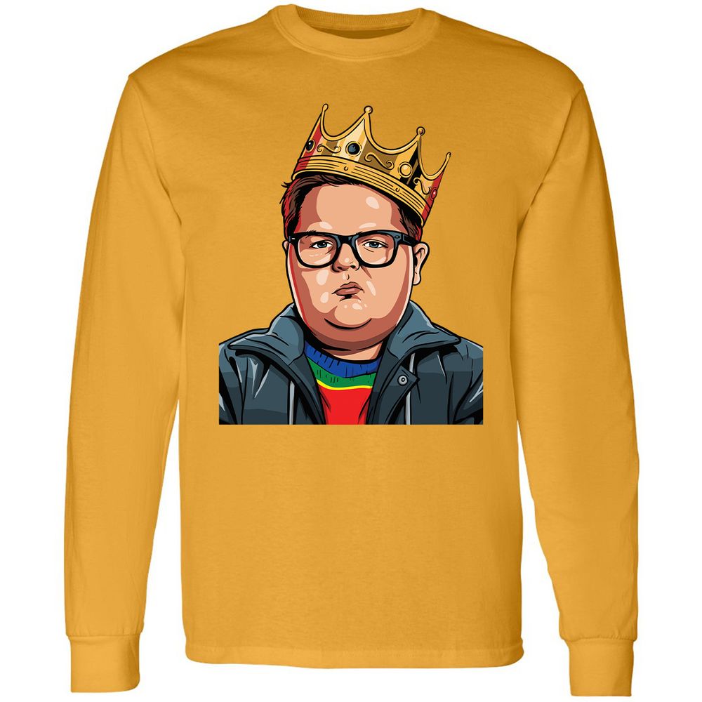 Long Sleeve T-Shirt - P7M8DS1Y - Gold - 9