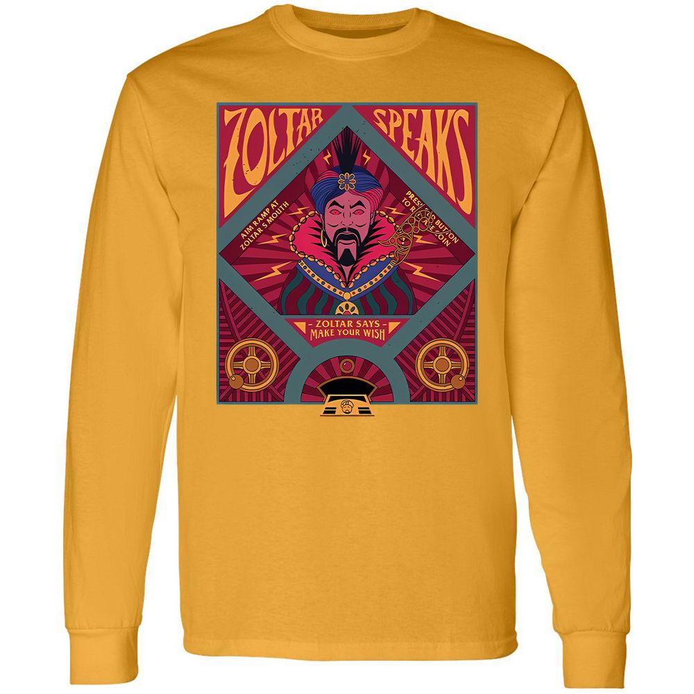 Long Sleeve T-Shirt - 4QLJPFDK - Gold - 9