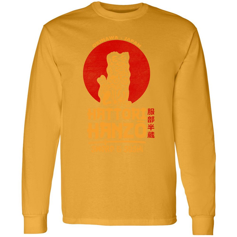 Long Sleeve T-Shirt - HA2BABVN - Gold - 9
