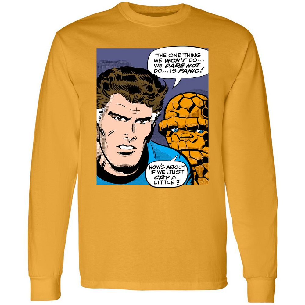 Long Sleeve T-Shirt - G1FV5QY9 - Gold - 9