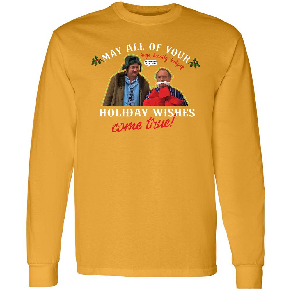 Long Sleeve T-Shirt - U97F91TB - Gold - 9