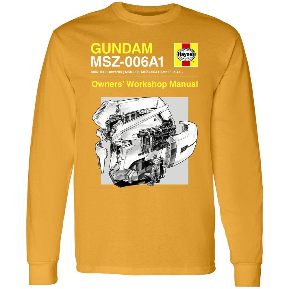 Long Sleeve T-Shirt - 1ZBQSUHL - Gold - 9