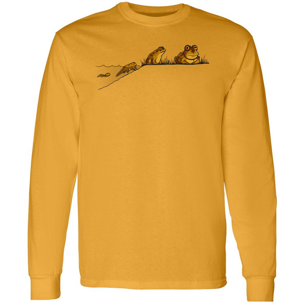 Long Sleeve T-Shirt - WTPJ66UJ - Gold - 9