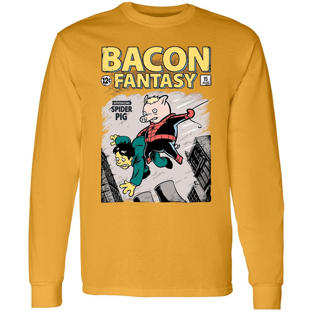 Long Sleeve T-Shirt - LLA2ME4K - Gold - 9