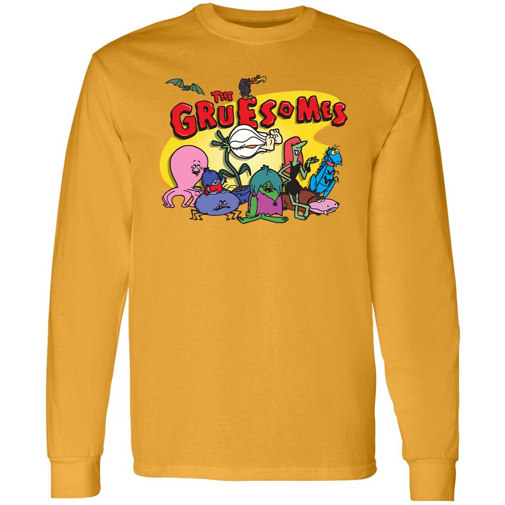 Long Sleeve T-Shirt - AJLFQ7ME - Gold - 9
