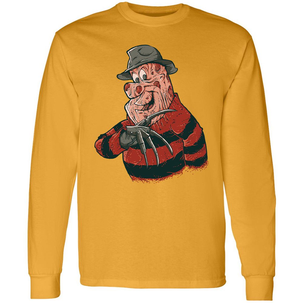 Long Sleeve T-Shirt - 7NJN6WY3 - Gold - 9