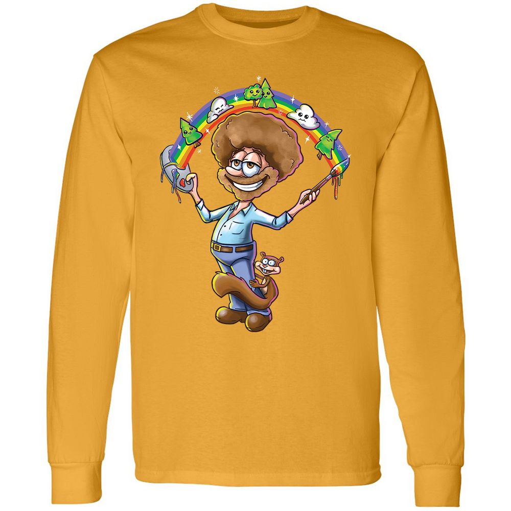 Long Sleeve T-Shirt - BWF3BBCE - Gold - 9