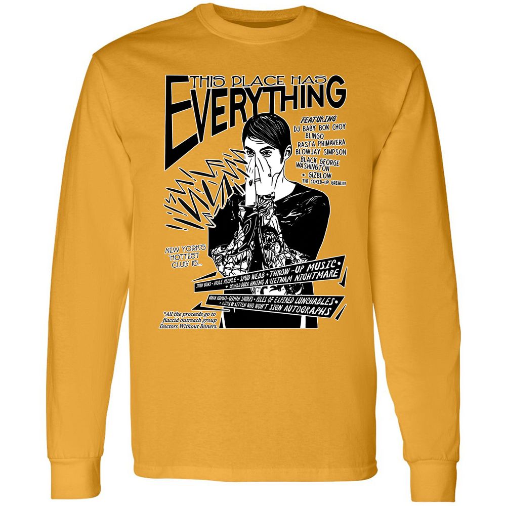 Long Sleeve T-Shirt - Y34Q338G - Gold - 9