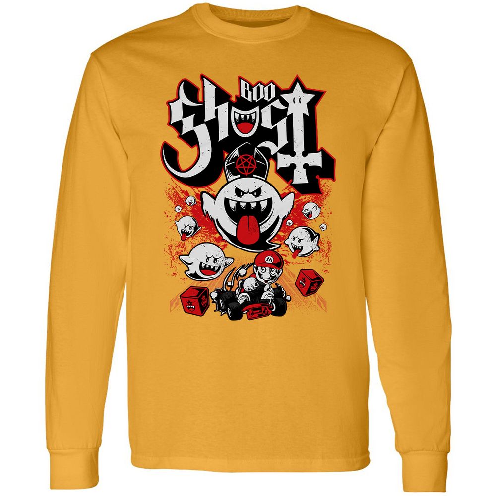 Long Sleeve T-Shirt - 6HD7S4GQ - Gold - 9
