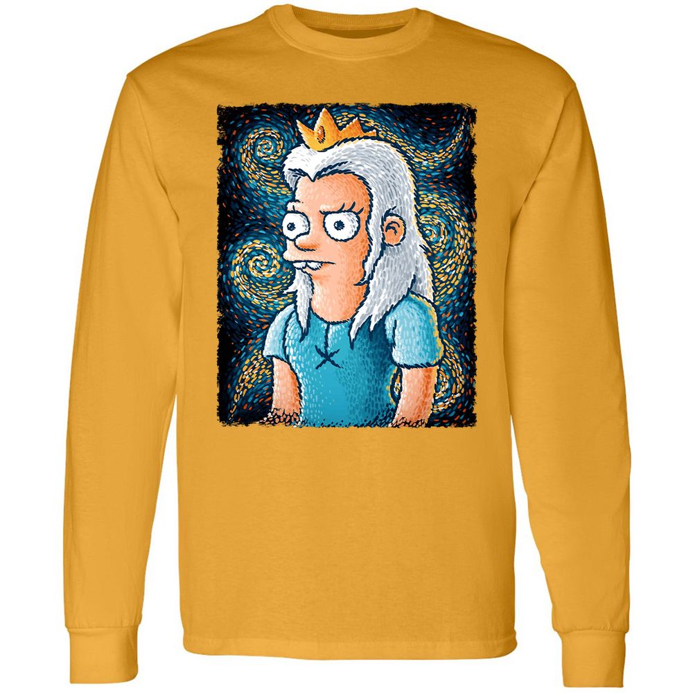 Long Sleeve T-Shirt - RHXNVB3C - Gold - 9