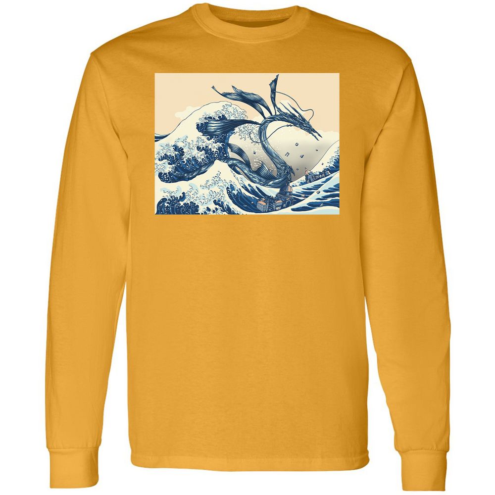 Long Sleeve T-Shirt - X38H73FF - Gold - 9