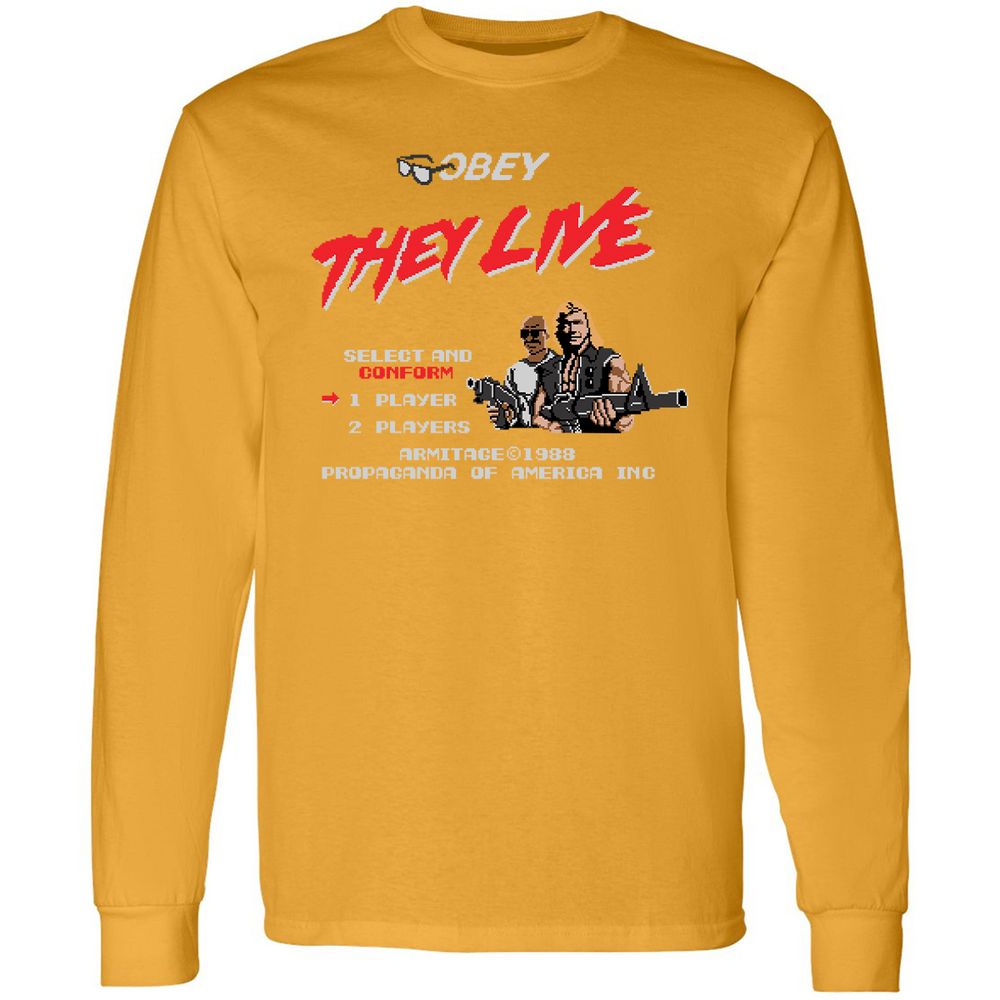 Long Sleeve T-Shirt - SHV6FXTY - Gold - 9