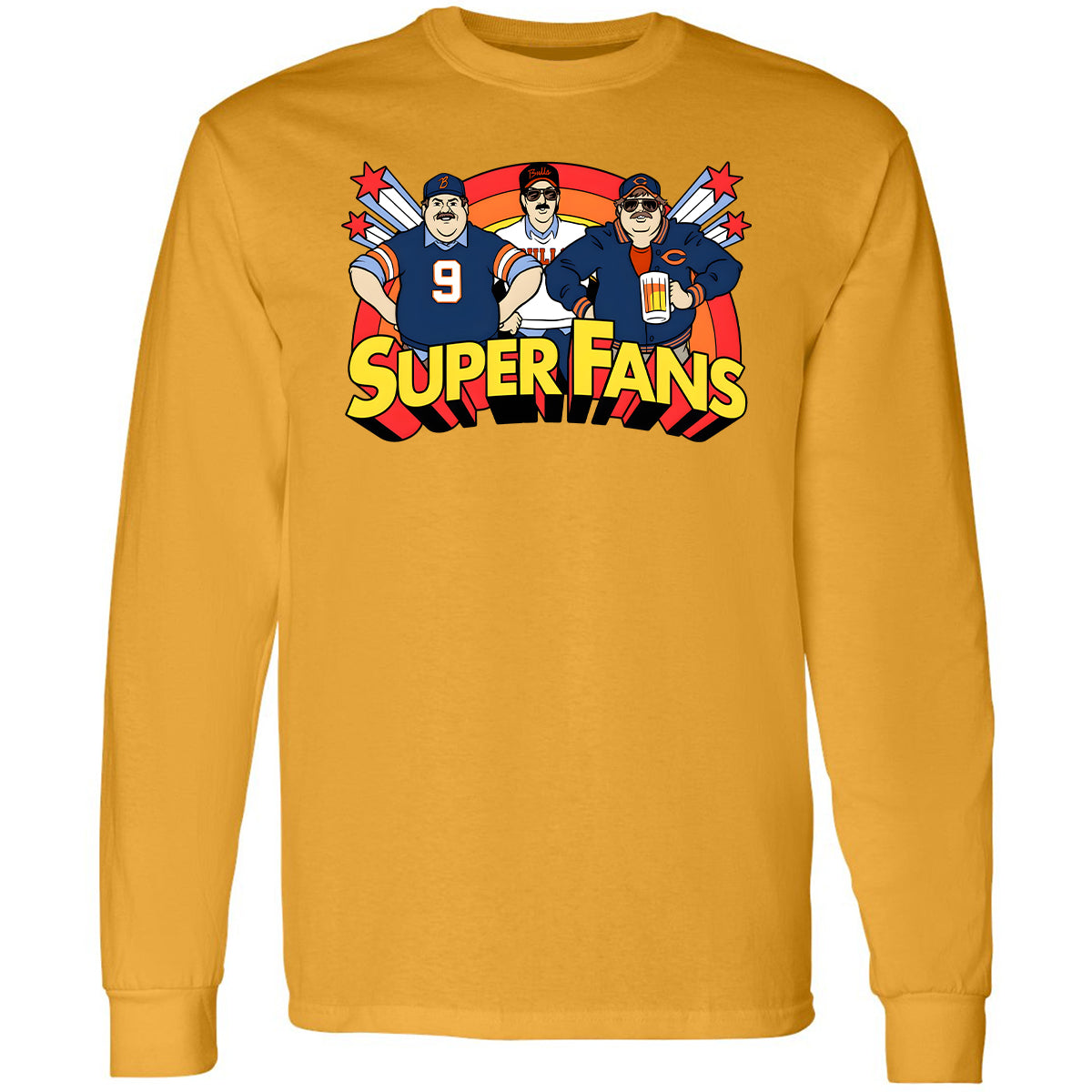 Long Sleeve T-Shirt - 2C58RJWC - Gold - 9