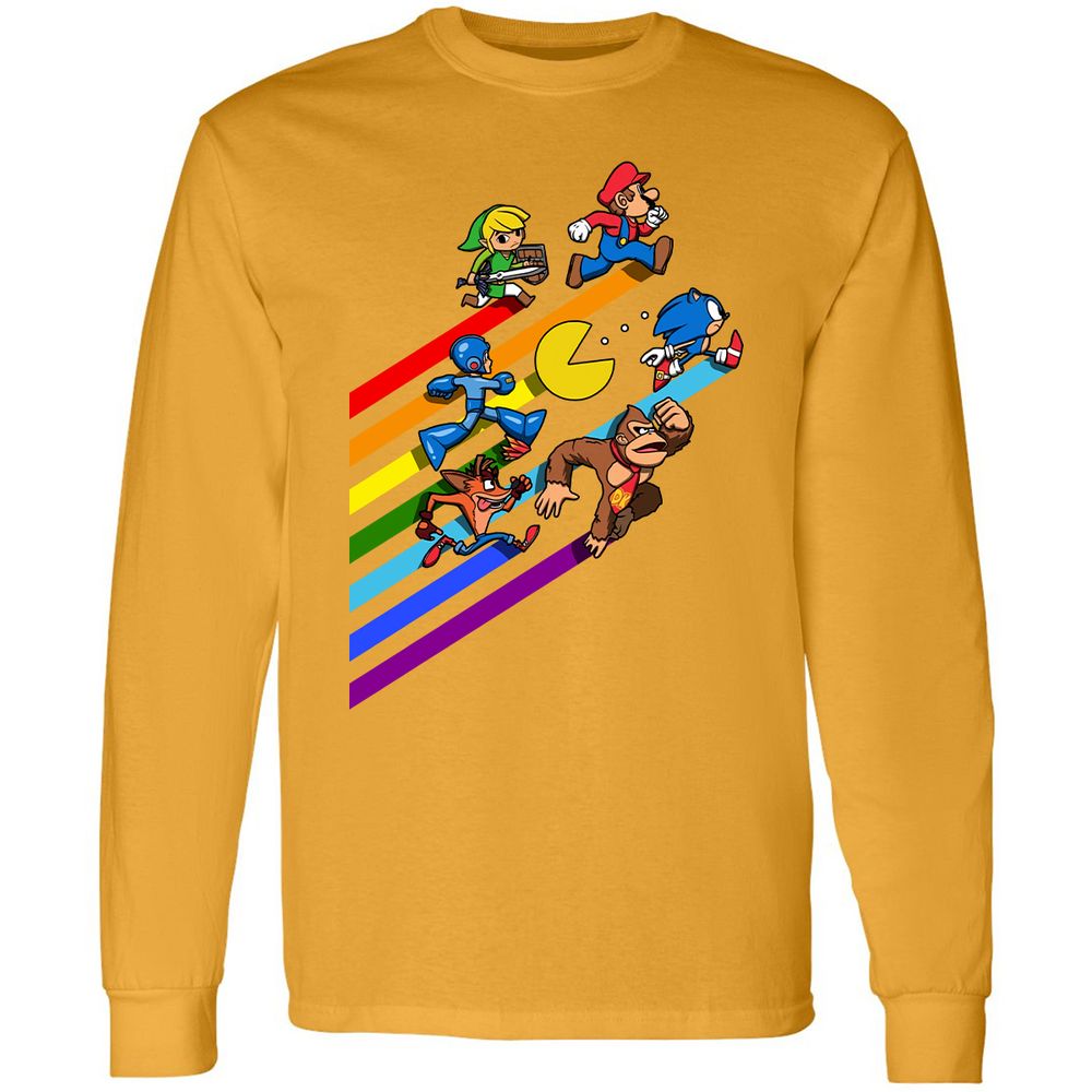 Long Sleeve T-Shirt - R8627NCT - Gold - 9