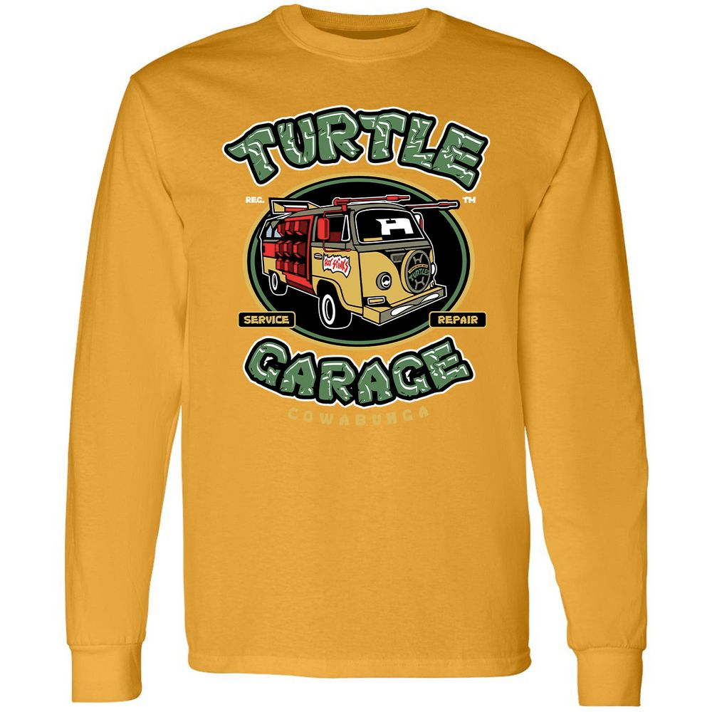 Long Sleeve T-Shirt - A6FUV7TQ - Gold - 9