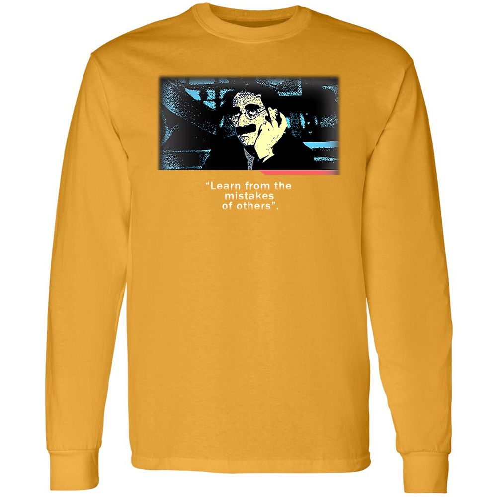 Long Sleeve T-Shirt - PLXDUB85 - Gold - 9