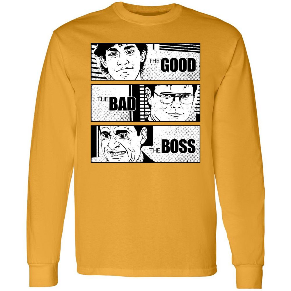 Long Sleeve T-Shirt - 8347BQJ3 - Gold - 9