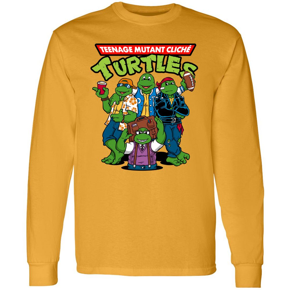 Long Sleeve T-Shirt - YN1NP9Q9 - Gold - 9