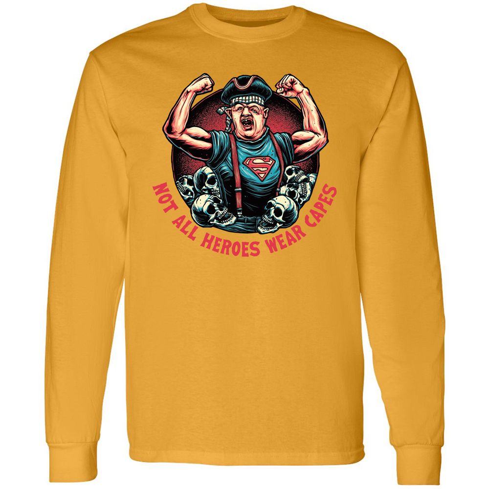 Long Sleeve T-Shirt - KZ3FJTHL - Gold - 9