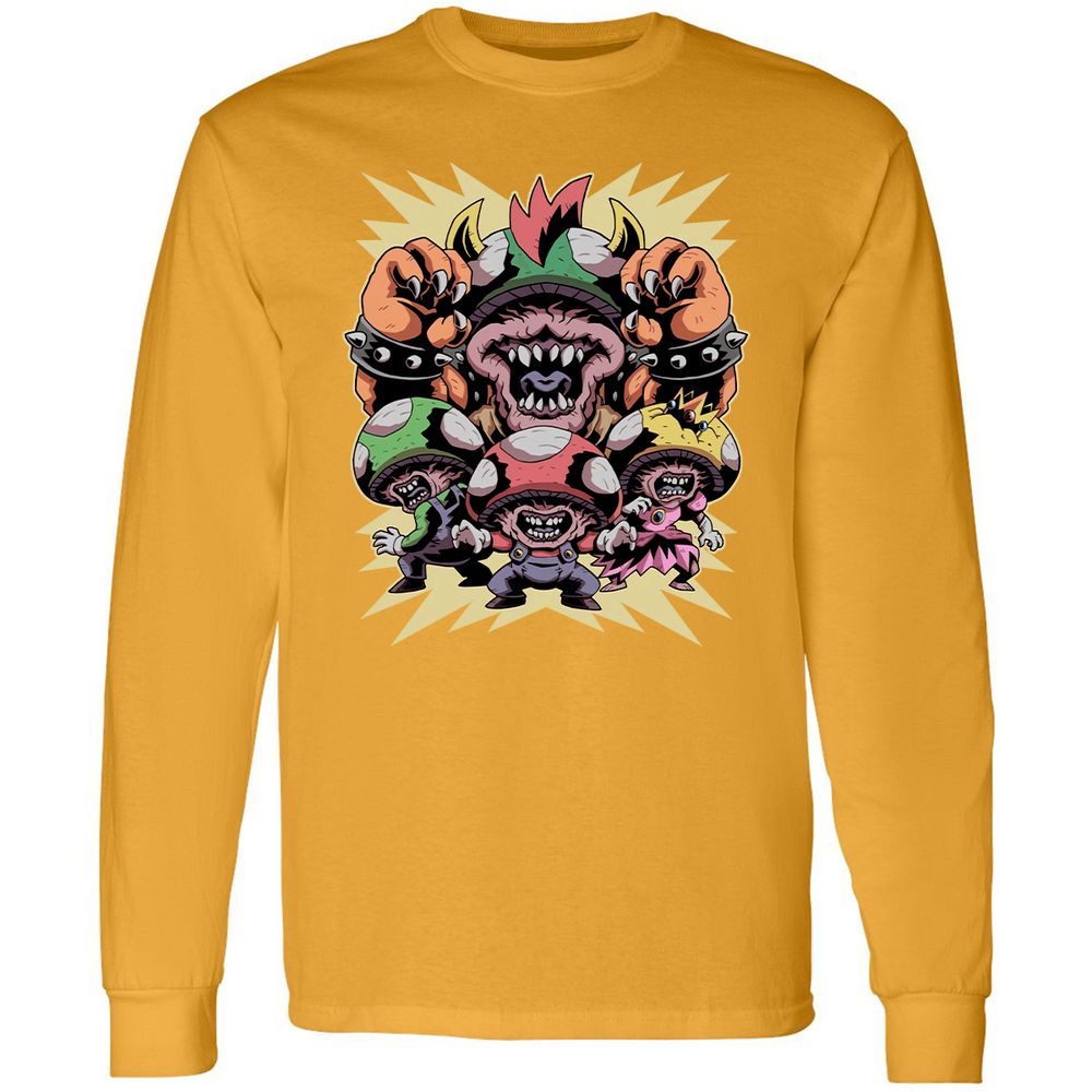 Long Sleeve T-Shirt - J85B1NUY - Gold - 9