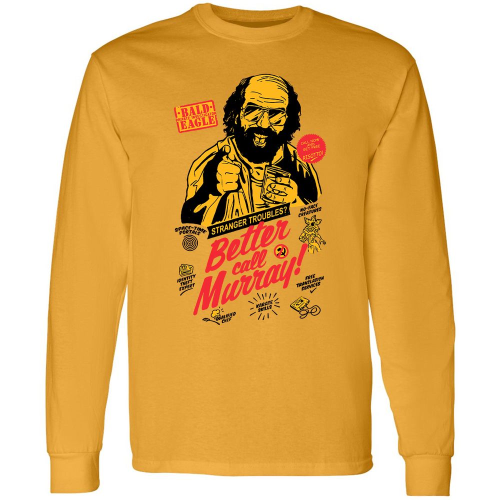 Long Sleeve T-Shirt - MANETHUU - Gold - 9