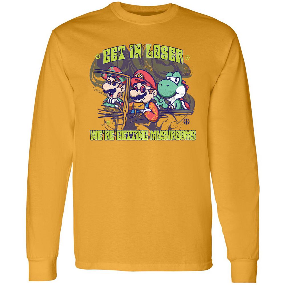 Long Sleeve T-Shirt - UFWDYBMD - Gold - 9