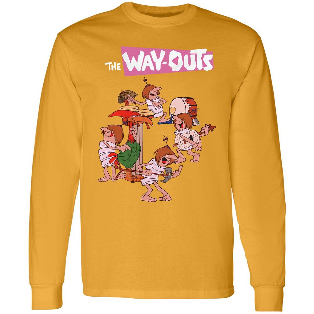 Long Sleeve T-Shirt - FYT7HF7J - Gold - 9