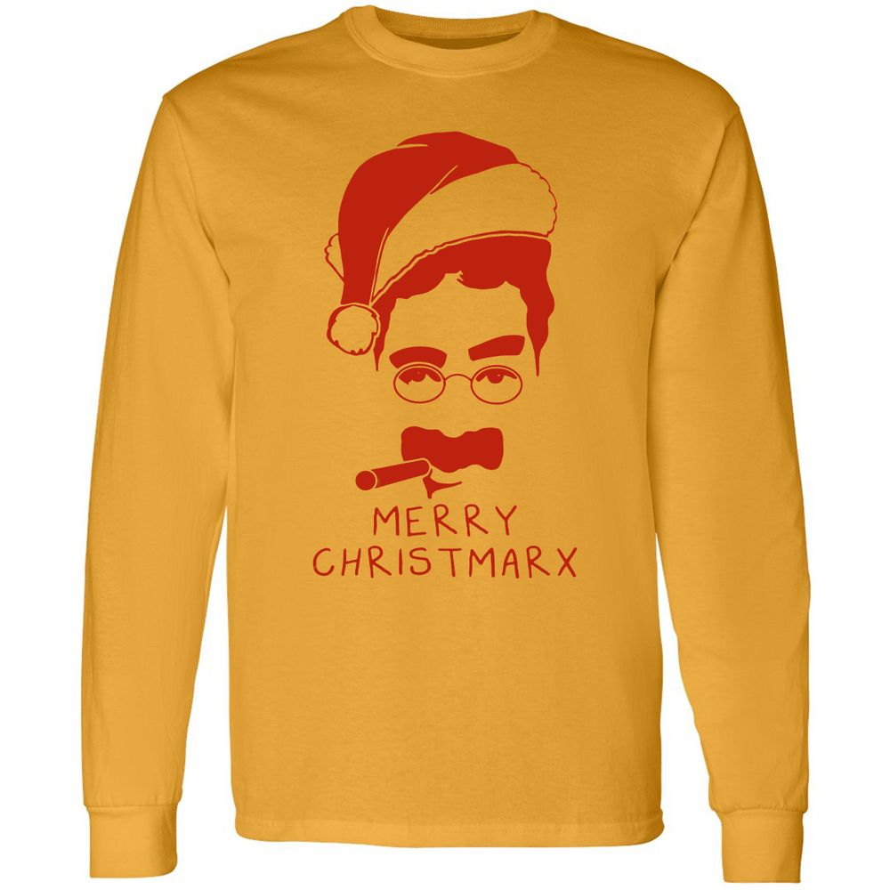 Long Sleeve T-Shirt - MGKNZ7JQ - Gold - 9